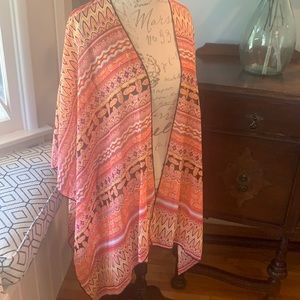Colorful “Forgotten Grace” Coverup Kimono